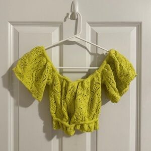 Zara Crochet Crop Top